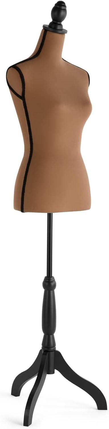 Female Mannequin Torso with Adjustable Height for Display