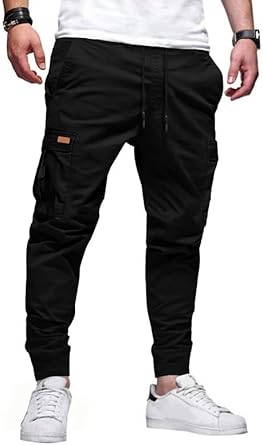 JMIERR Mens Casual Joggers Pants for Hiking and Outdoor Use