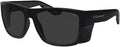 Bomber Safety Glasses Smoke Lens with Removable Side Shields - Matte