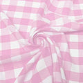 1in Checkered Gingham PolyPoplin Fabric by the Yard - Classic Inc