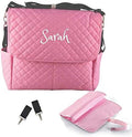 PERSONALIZED Large Diaper Knapsack Tote Backpack Messenger - Spacious