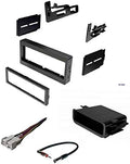 Car Stereo Dash Kit, Wire Harness & Antenna Adapter - Single Din
