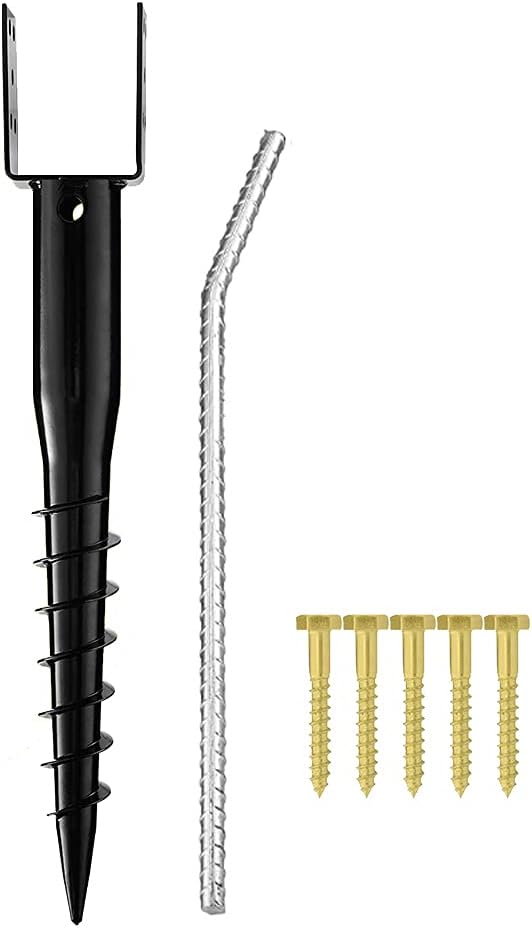 Premium No Dig Ground Anchor for 4x4 Posts - Durable and Versatile