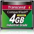 Transcend 4GB Industrial CompactFlash Card 200X - Reliable SLC Storage
