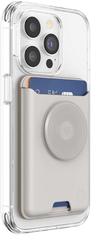 PopSockets Softgoods Phone Wallet with Expanding Grip for MagSafe