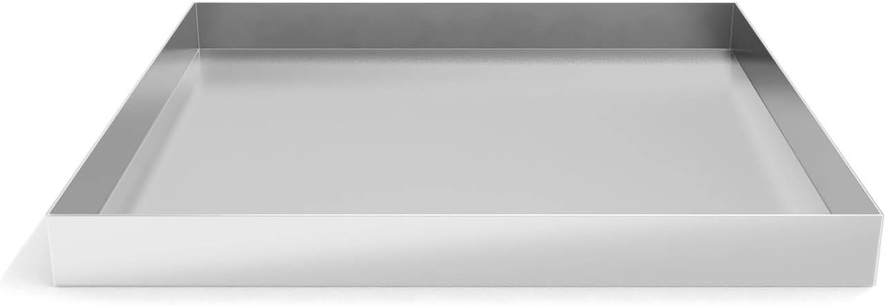 Stainless Steel Washer Drip Tray - No Leak Protection!