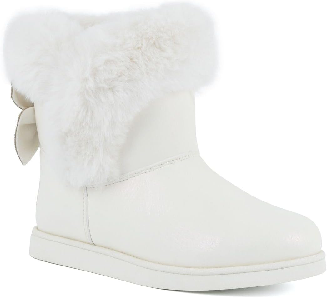 Juicy Couture Women's Slip On Winter Snow Boots for Comfort