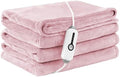 Electric Heated Blanket Full Size 72 x 84 in - Soft Flannel Heated