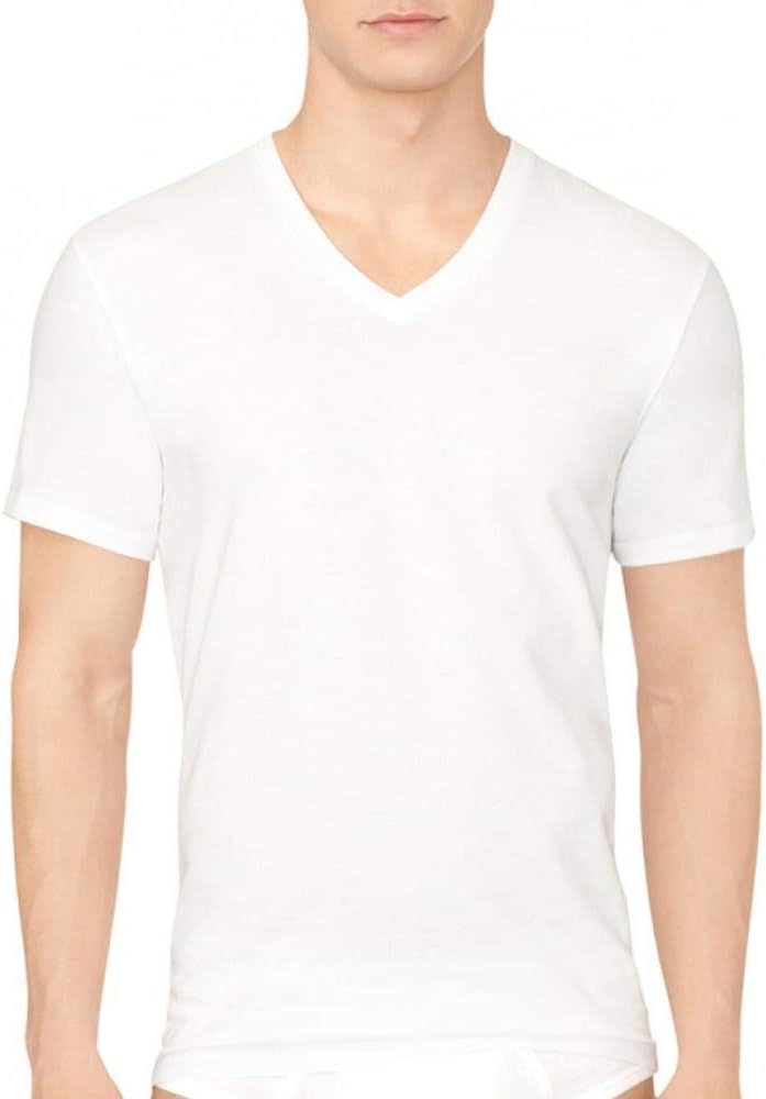 Calvin Klein Mens Cotton Multipack V Neck T-Shirts for Comfort