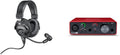 Audio-Technica BPHS1 Broadcast Stereo Headset with Scarlett Solo