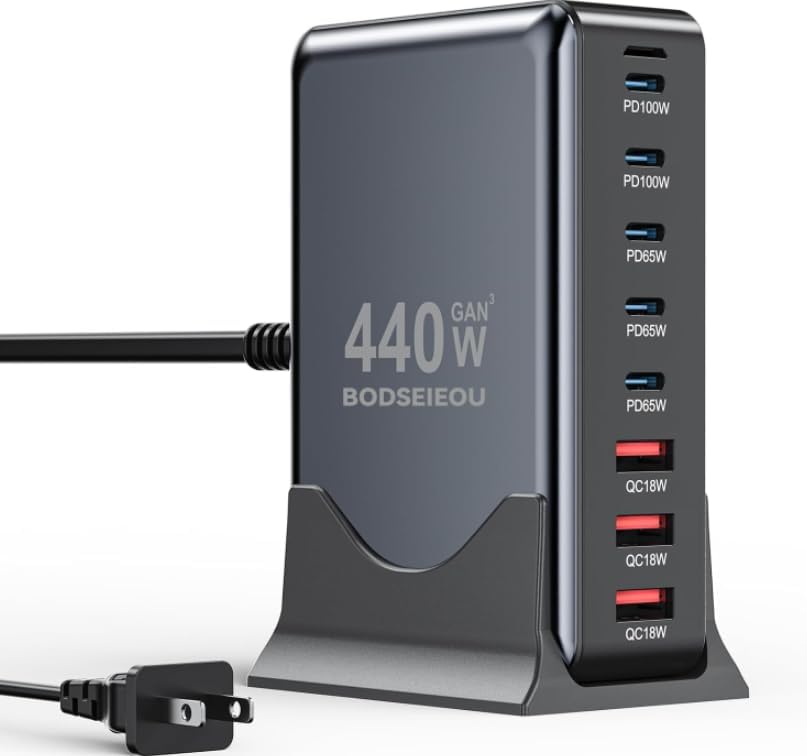 USB C Charger Block 440W Fast Charging Hub for Multiple Devices