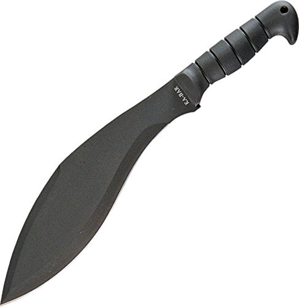 KA-BAR Kukri Machete: Durable Black Carbon-Steel Blade
