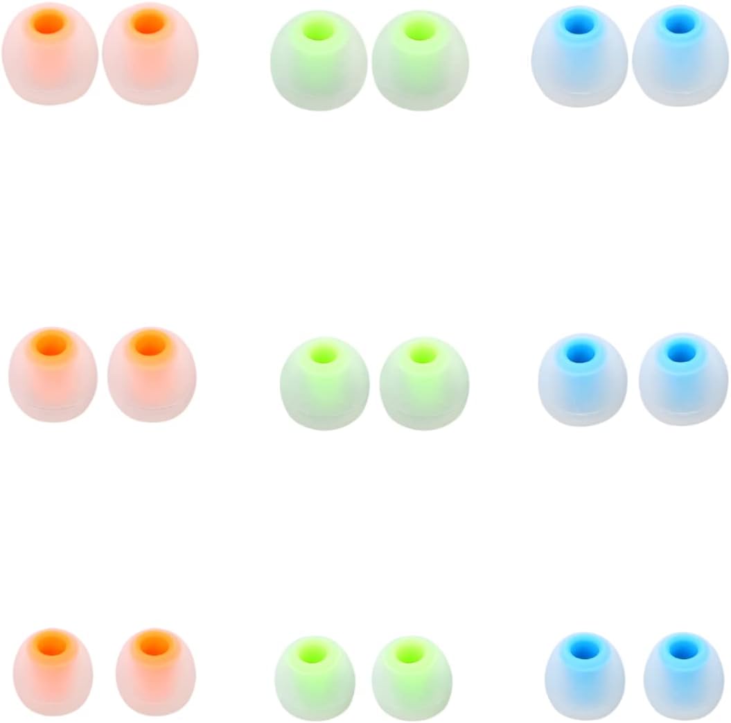 9 Pairs Soft Silicone Earbud Tips - Perfect Fit!