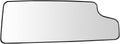 TRQ Passenger Side Lower Mirror Glass Convex Snap On - Direct Fit