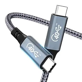 USB4 Compatible Thunderbolt 4 Cable 4FT for High-Speed Data