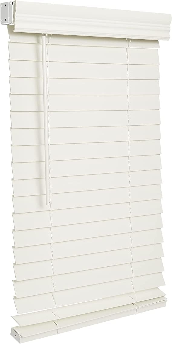 Cordless 2-inch Faux Wood Blinds for Stylish Home Decor