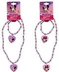 Female Minnie Bowtique Necklace and Bracelet Set 2-Pack - Cute Gift
