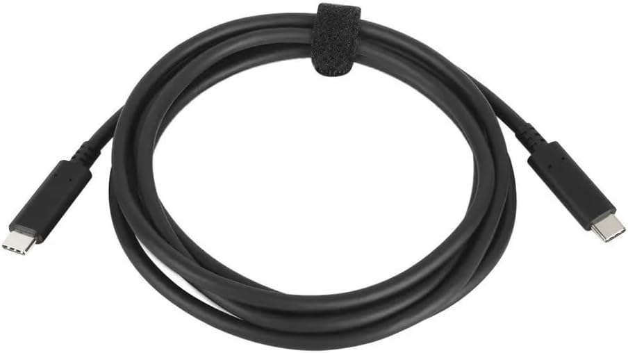 Lenovo 6.6' Black USB-C Cable - High-Speed 5Gbps Transfer