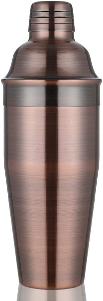 Vintage Copper Martini Shaker - 24 oz Bartender Essential