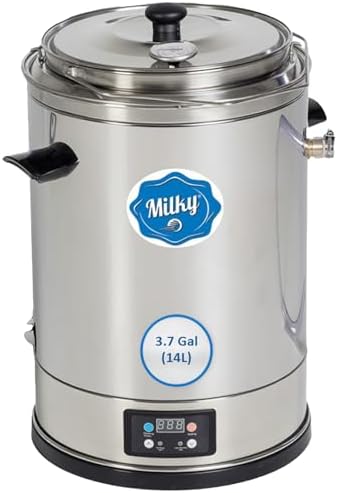 Milky FJ 15 Pasteurizer | Stainless Steel | Time & Temp Control | EU Made | 2-Yr Warranty