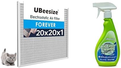 UBeesize Reusable Air Filter Bundle for Cleaner Indoor Air