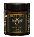 Grass-Fed Beef Tallow Balm (4oz Unscented) - Raw Honey Moisturizer