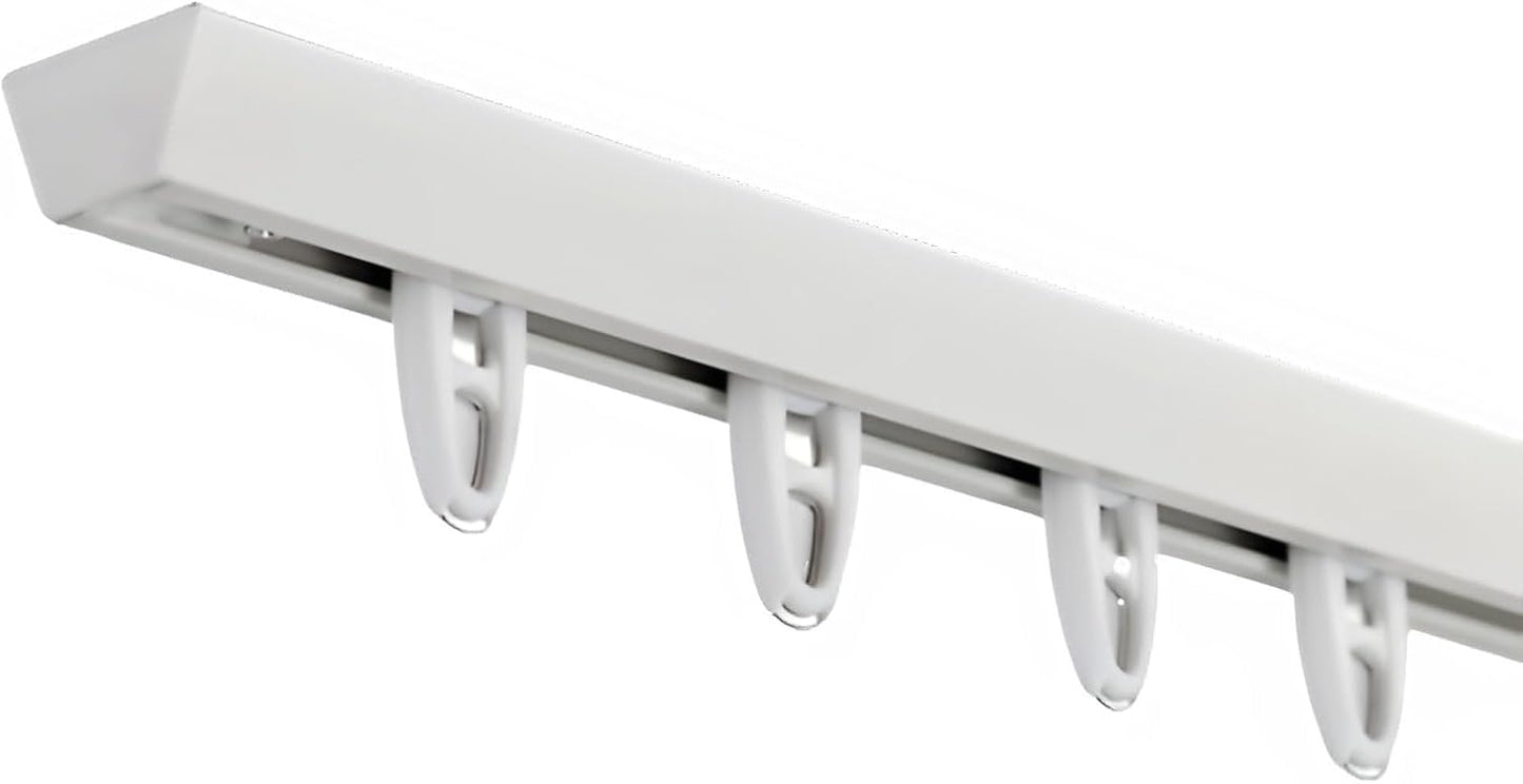 Modern V-Shaped Aluminum Curtain Track - High-End Design