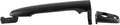 TRQ Front Left Exterior Door Handle Black - Direct Fit Replacement