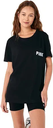 Victoria's Secret Pink Cotton Short Sleeve Campus T Shirt Review