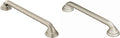 Moen Brushed Nickel 16-in & 24-in Bathroom Safety Designer Grab Bars