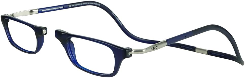 Clic Magnetic Reading Glasses for Men and Women, M-XL Size