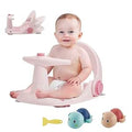 Baby Bath Seat with Adjustable Backrest and Suction Cups for Safety
