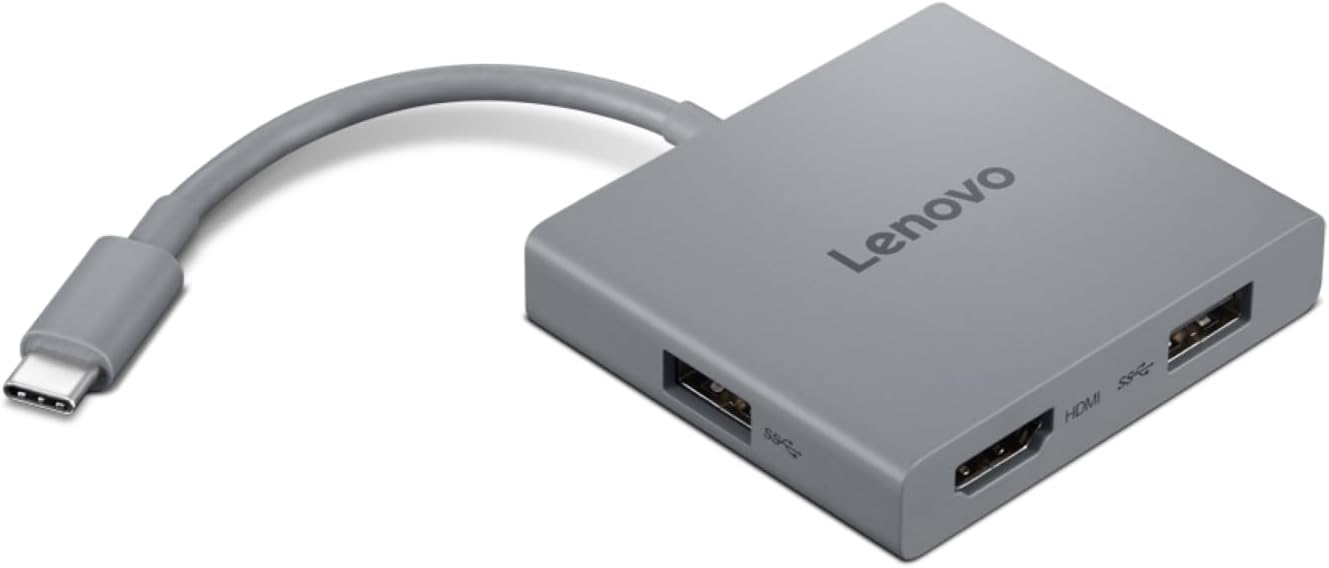 Lenovo USB-C 4 in 1 Travel Hub for High-Speed Connectivity