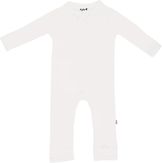 KYTE BABY Unisex Rayon Bamboo Zippered Rompers for Infants