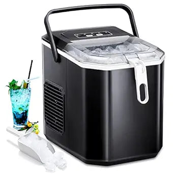 Joy Pebble Portable Ice Maker Machine for Home and Parties