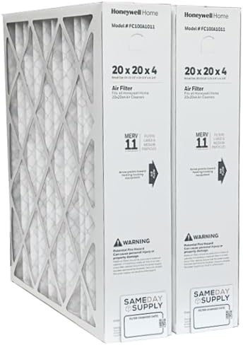 Honeywell FC100A1011 Pleated Air Filter Bundle with Reminder