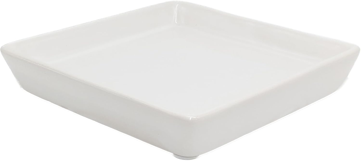 Square Plant Saucer 12 Inch for Indoor and Outdoor Use