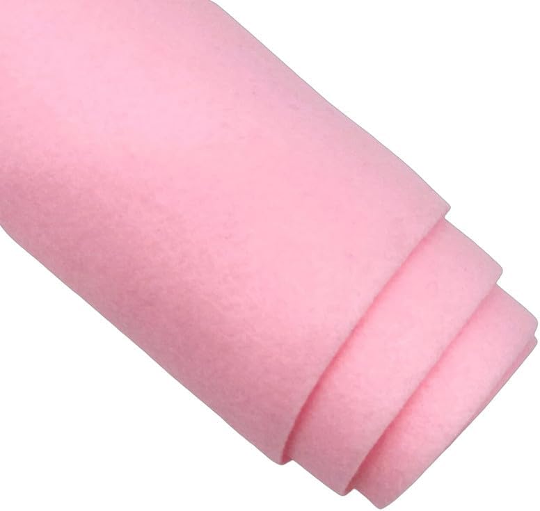 Versatile Baby Pink Acrylic Felt Fabric for DIY Crafts Projects