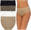 Seamless Underwear No-Show Full-Coverage High Cut Panties - 4-Pack