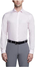 Slim Fit Non Iron French Cuff Dress Shirt for Men - Solid Cotton