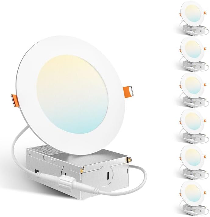 Amico 6 Pack 4 Inch Dimmable LED Recessed Ceiling Lights