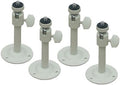 VideoSecu 4 Wall Ceiling Mounts for Security Cameras - Flexible 2-6in