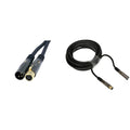 Monoprice Premier Series XLR Male to Female Cables - Low-Noise Audio