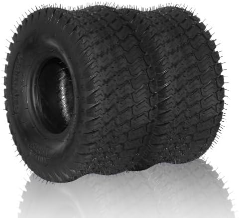 MOTORHOT 15x6.00-6 Lawn Mower Turf Tires for Garden Use