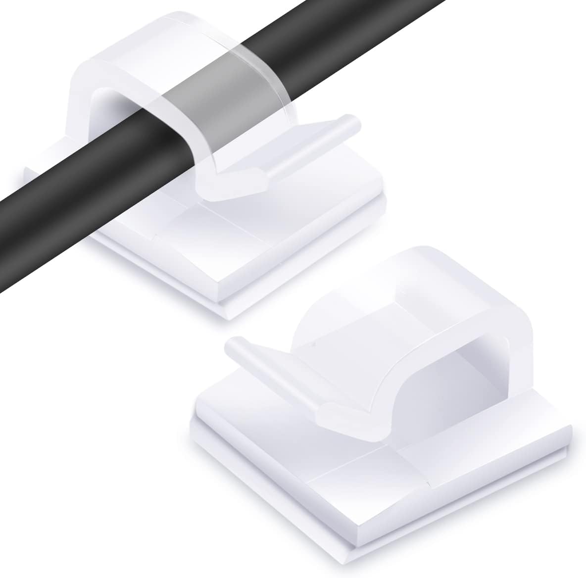Clear Cable Clips: KGROTE Outdoor Organizer