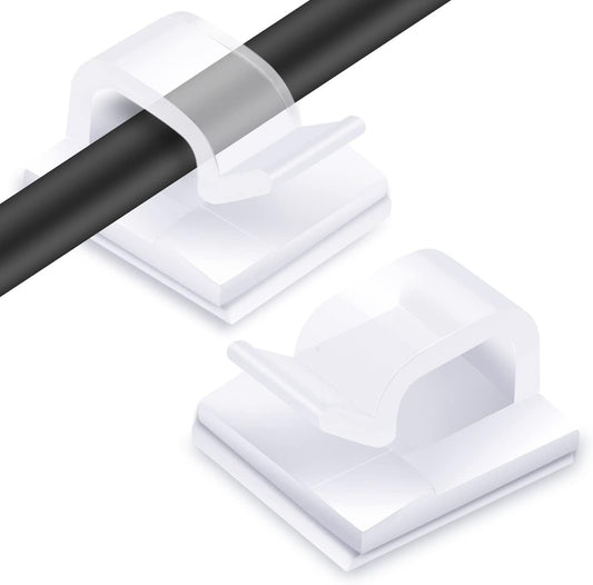 Clear Cable Clips: KGROTE Outdoor Organizer