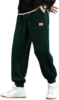 Mens Corduroy Joggers Pants Casual Cargo - Comfortable Tapered Fit yet