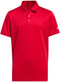 adidas Boys' Performance Golf Polo Shirt - Comfortable Play
