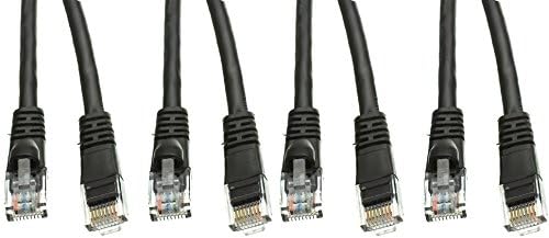 C&E 4 Pack Cat5e Ethernet Patch Cable for High-Speed Networking