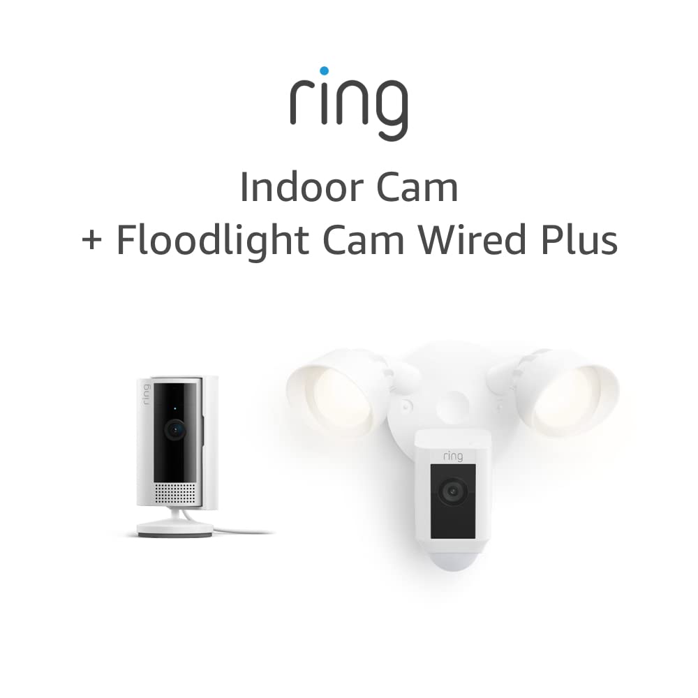 Ultimate Home Security Bundle - Ring Floodlight Cam + Indoor Cam